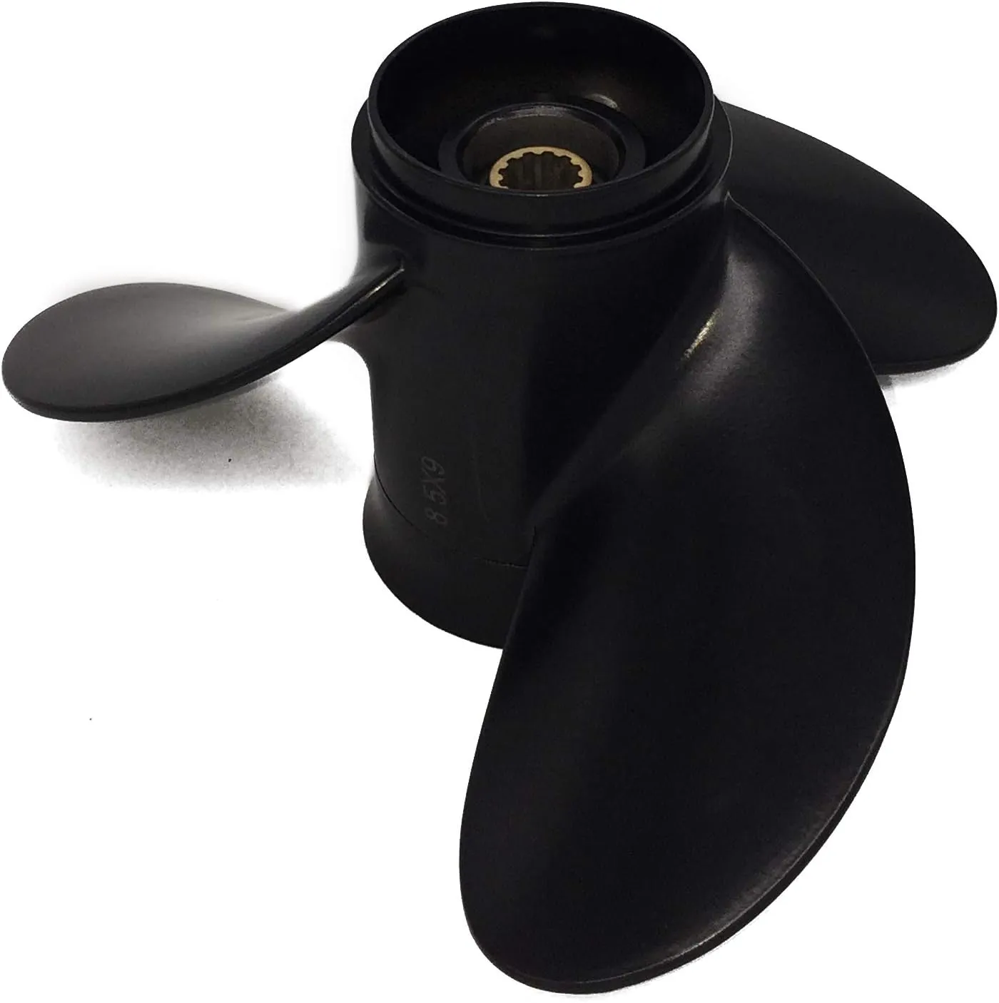 8.5x7.5 8.5x8.5 8.5x9 8.5x9.5 Aluminum Propeller for Tohatsu Mercury Nissan Outboard Motor 12 Tooth 8 1/2x7 1/2 8 1/2x8 1/2 8 1/2x9 8 1/2x9 1/2