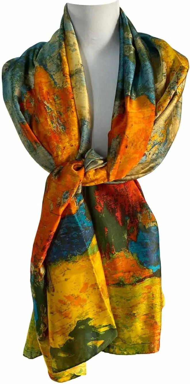 Acotavie Scarfs for Women Lightweight Print Floral Pattern Scarf Fashion Scarves Sunscreen Wraps Shawls