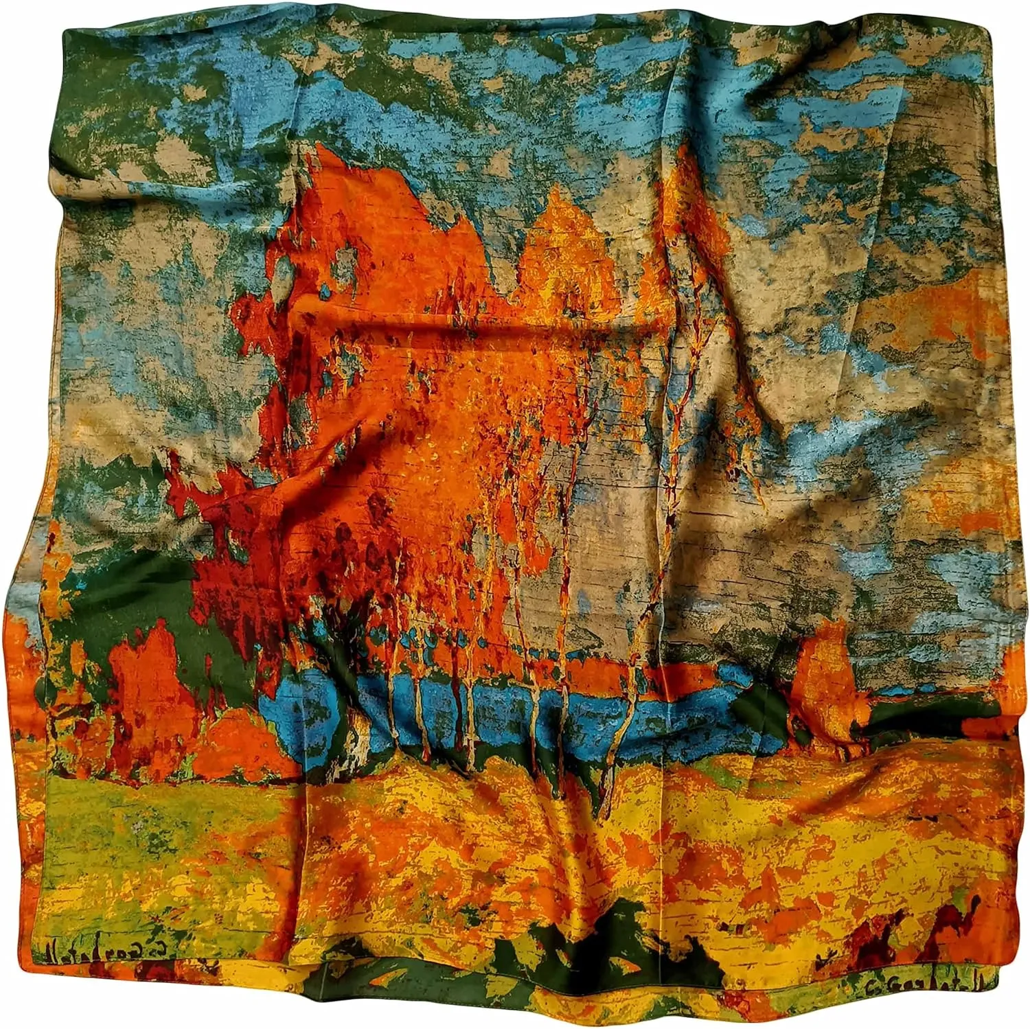 Acotavie Scarfs for Women Lightweight Print Floral Pattern Scarf Fashion Scarves Sunscreen Wraps Shawls