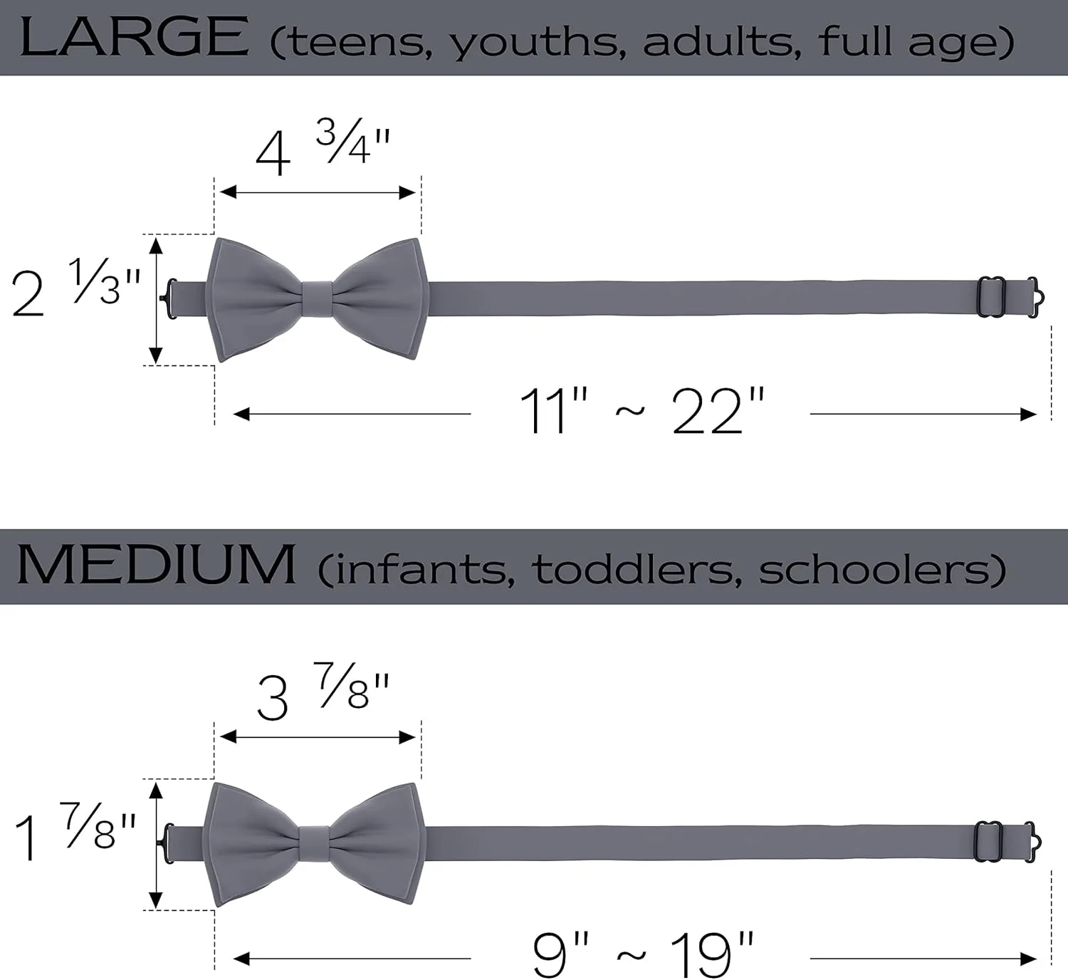 Adam Young Men's Bow Ties with Handkerchief & Cufflinks Pre-Tied Style Formal Satin Classic Bowtie for Tuxedo Faux Silk