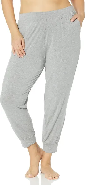Amazon Essentials Women's Lightweight Knit Jersey Pajama Pants, Jogger Lounge Sleep Wear with Pockets