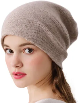 Aspen Double Layered 100% Cashmere Beanie High-Performance Cashmere Ski Beanie