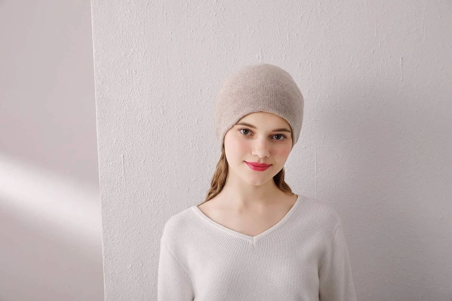 Aspen Double Layered 100% Cashmere Beanie High-Performance Cashmere Ski Beanie