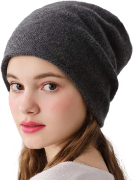 Aspen Double Layered 100% Cashmere Beanie High-Performance Cashmere Ski Beanie