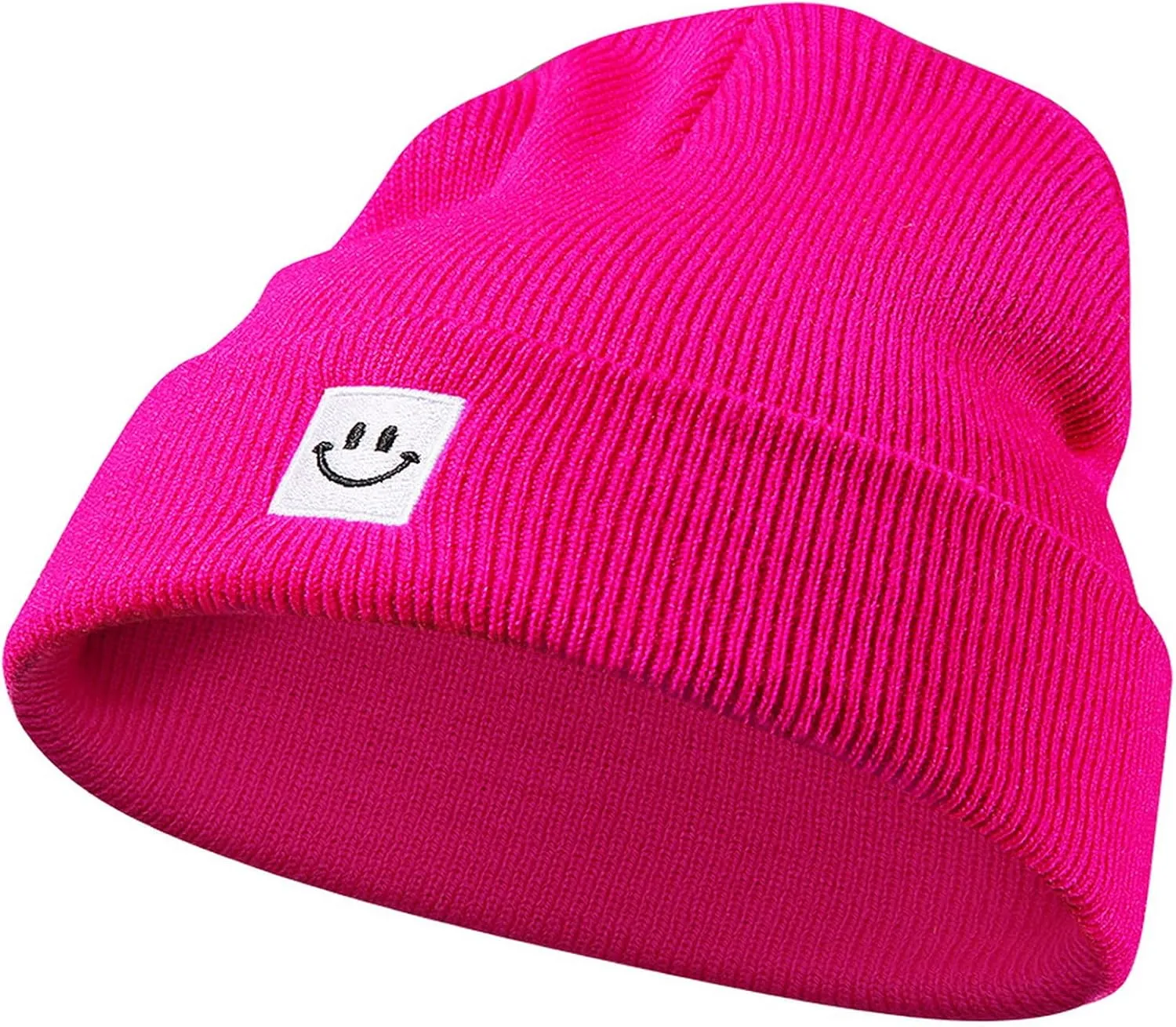 Baby Beanie Knit Ski Hat with Cute Face for Girls Boys 0-7 Years