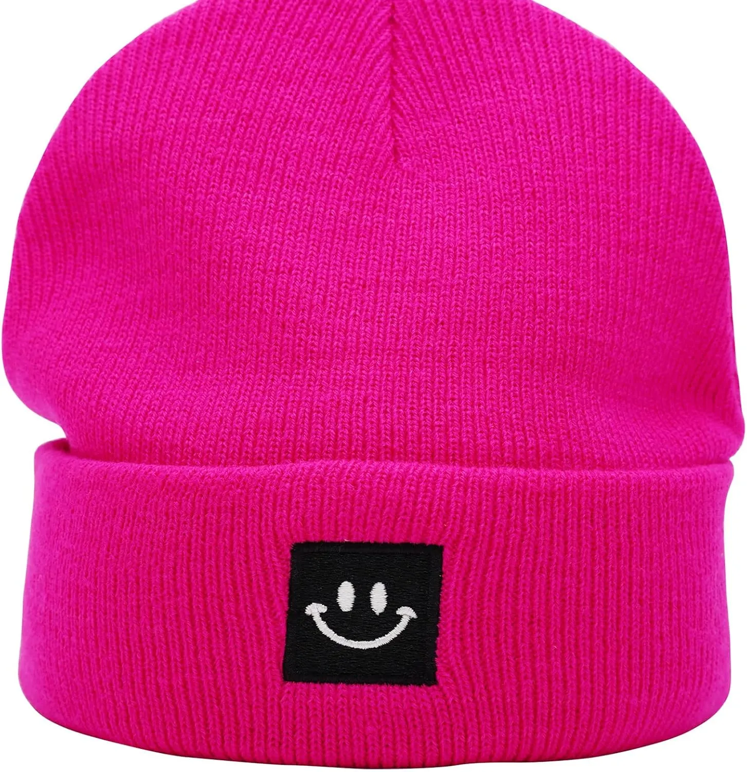 Baby Beanie Knit Ski Hat with Cute Face for Girls Boys 0-7 Years