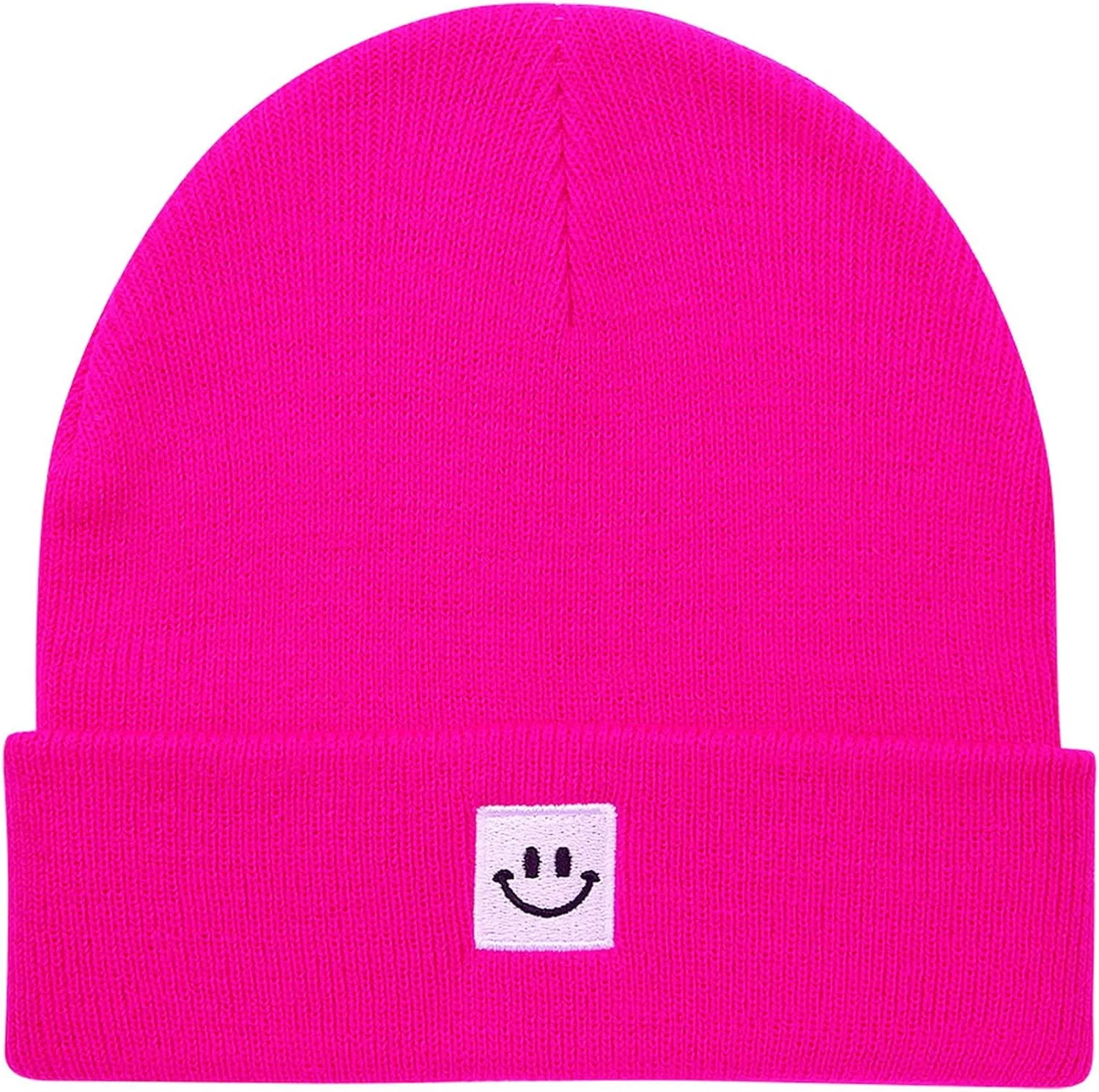 Baby Beanie Knit Ski Hat with Cute Face for Girls Boys 0-7 Years