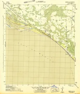 Beacon Hill FL topo map, 1:31680 Scale, 7.5 X 7.5 Minute, Historical, 1944, 20.3 x 17.4 in