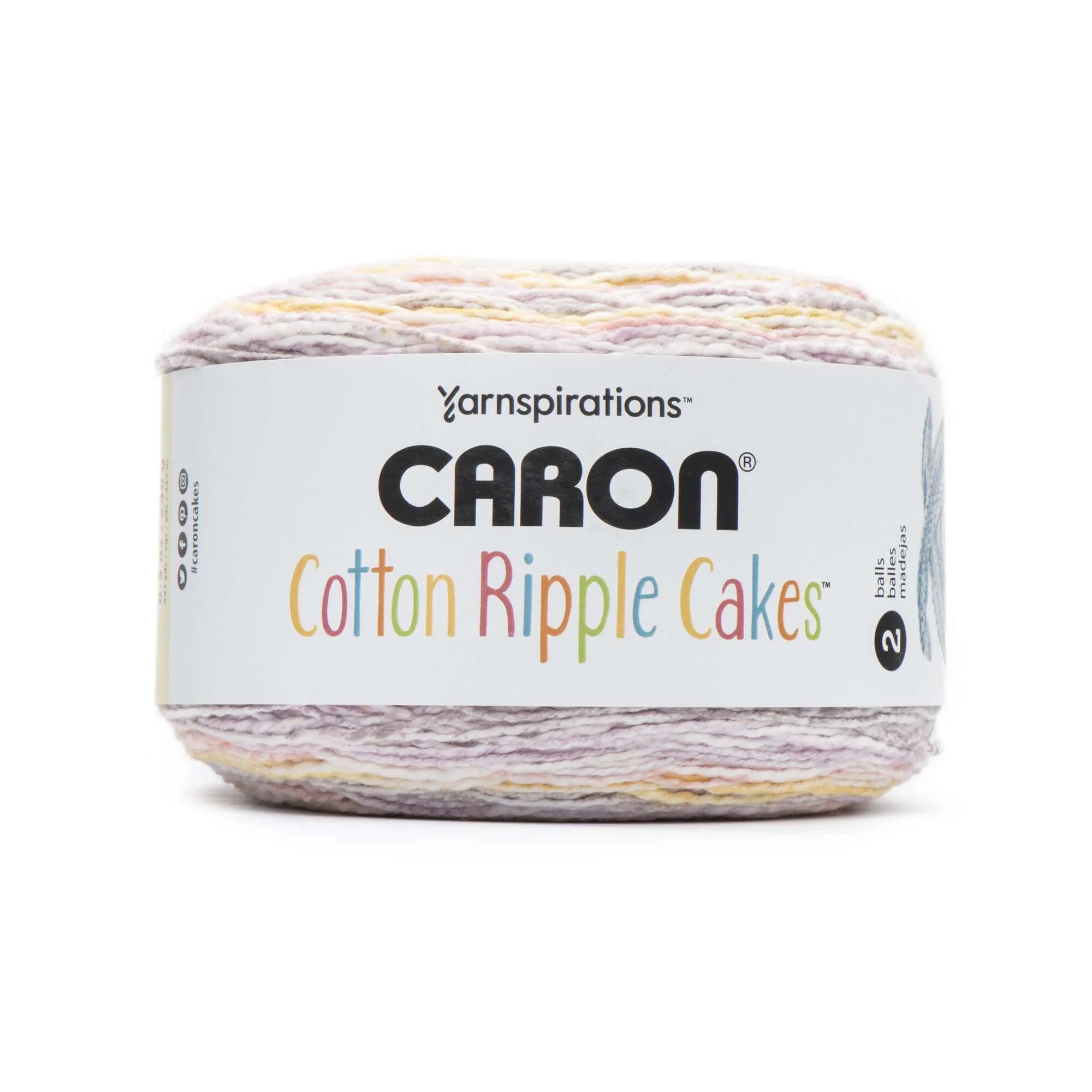 Caron Cotton Ripple Cakes Yarn - Discontinued Shades