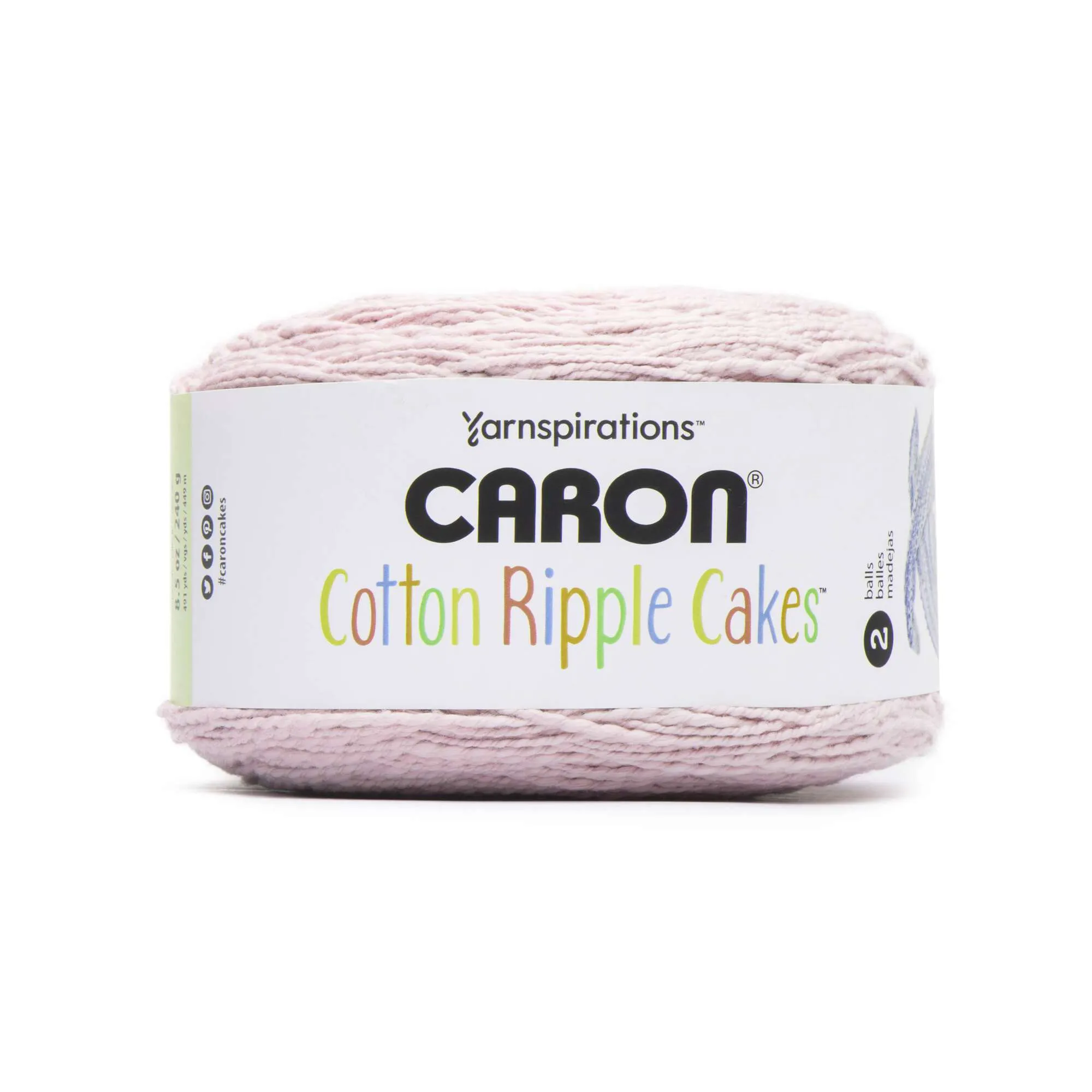 Caron Cotton Ripple Cakes Yarn - Discontinued Shades