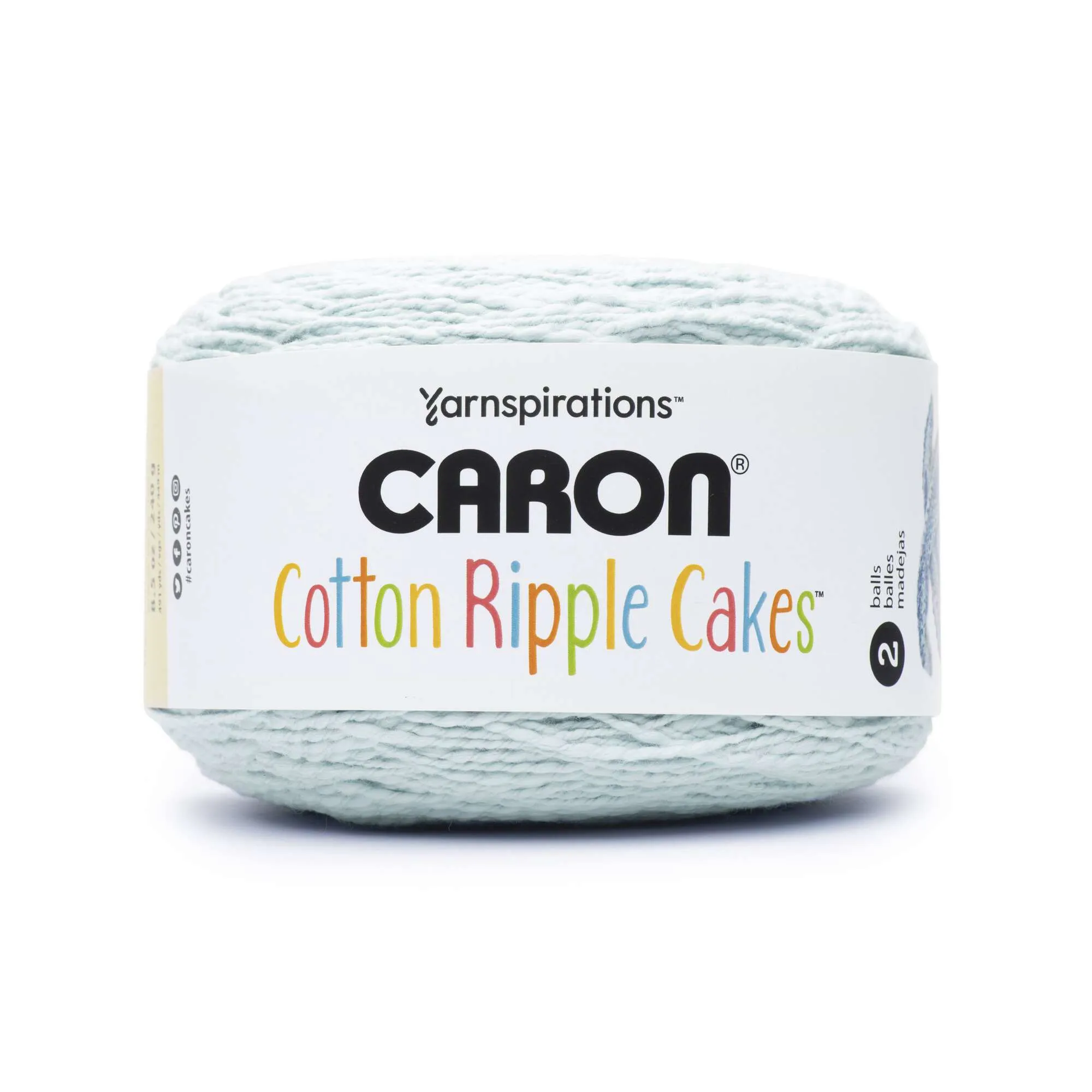 Caron Cotton Ripple Cakes Yarn - Discontinued Shades