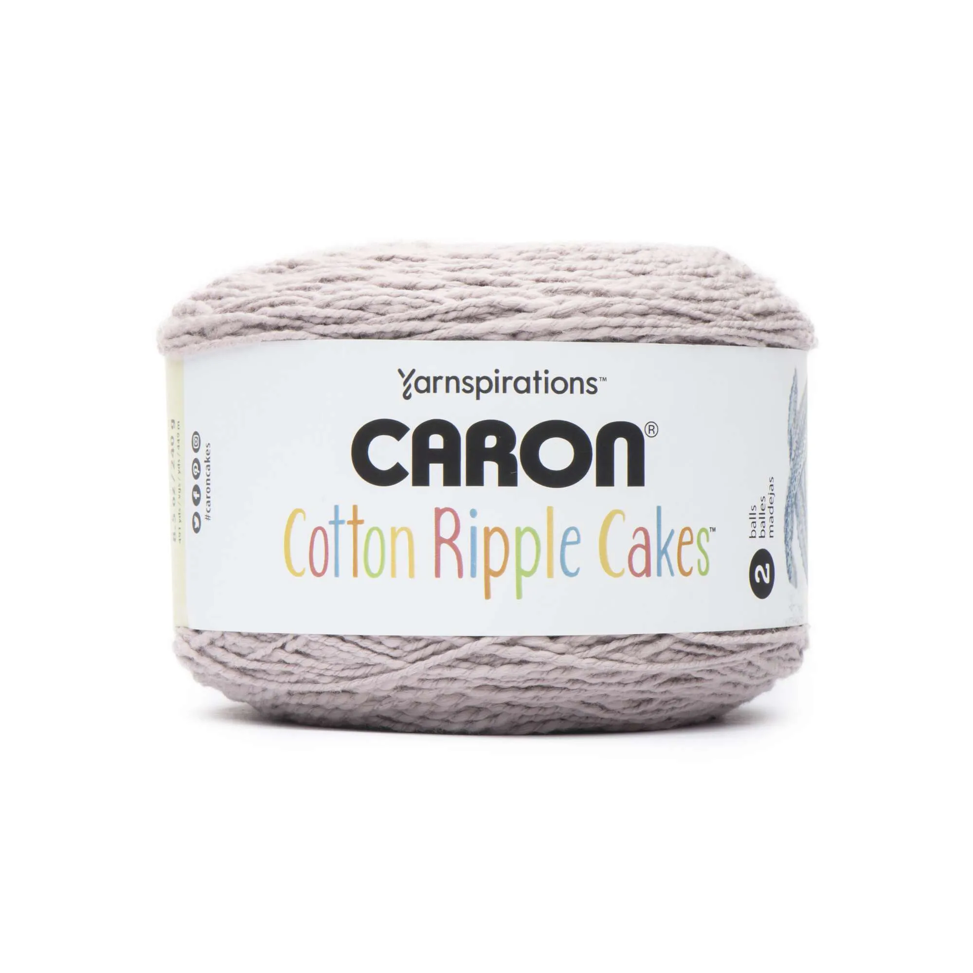 Caron Cotton Ripple Cakes Yarn - Discontinued Shades