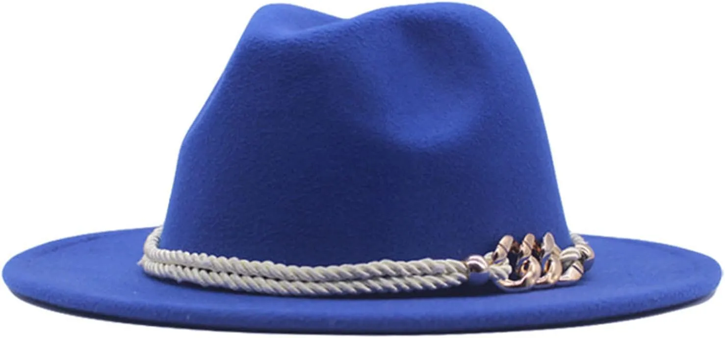 Classic Fedora Hats for Men Women Wide Brim Hat Panama Dress Fedora Hat Black Fedora Hats for Women