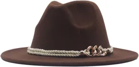 Classic Fedora Hats for Men Women Wide Brim Hat Panama Dress Fedora Hat Black Fedora Hats for Women