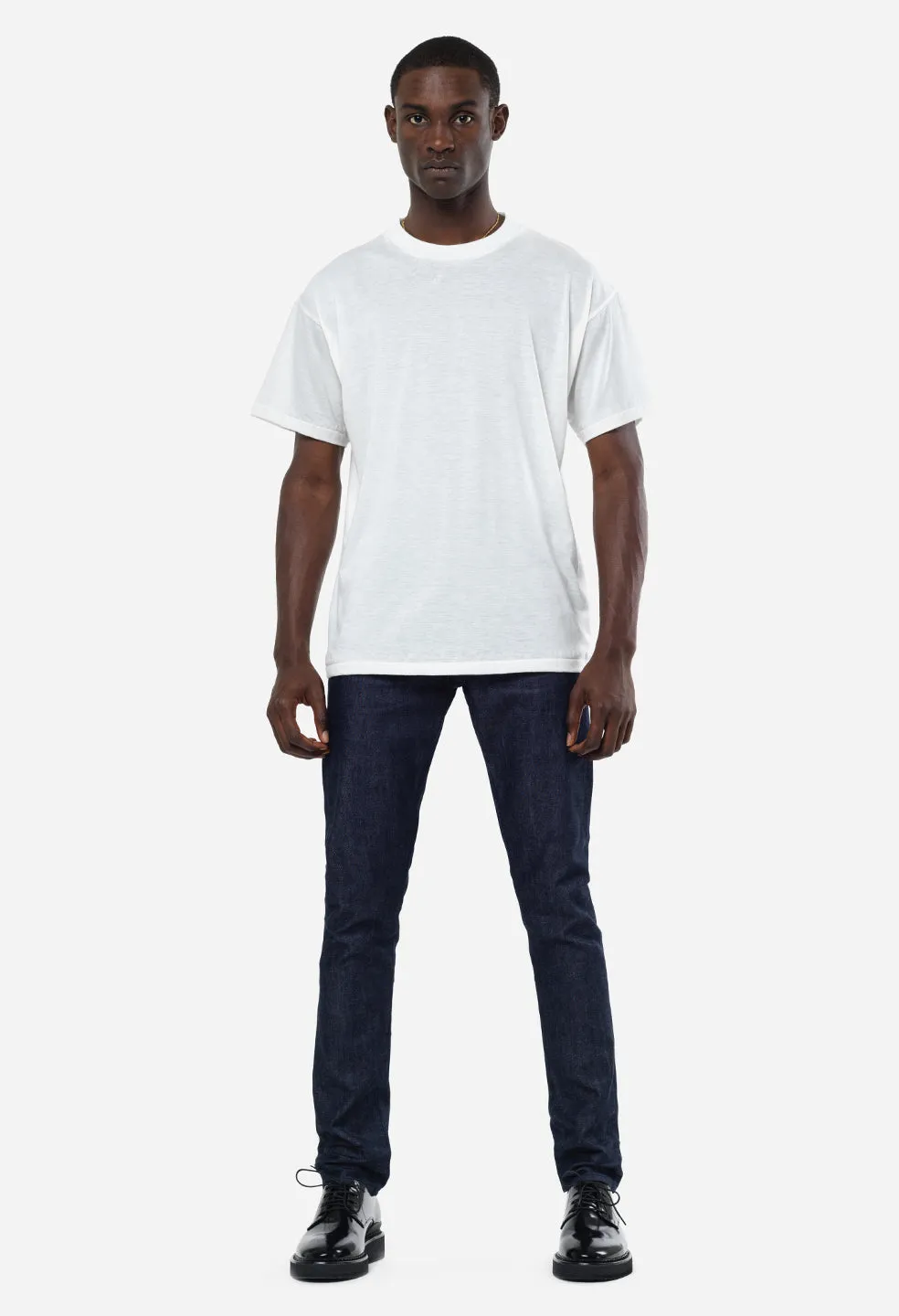 Luxurious White Cotton Cashmere Crewneck Sweater