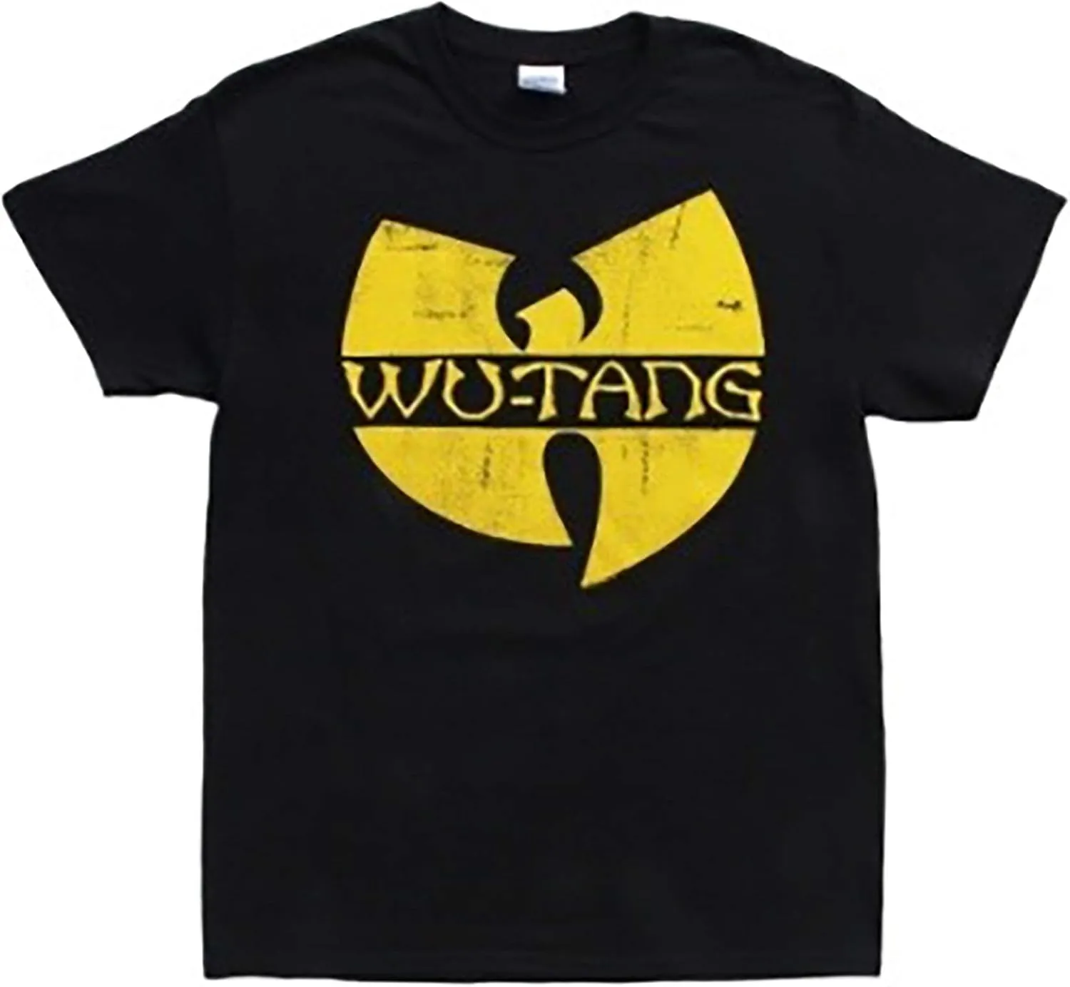 FEA Men's Wu Tang Clan Classic Yellow Logo Tee