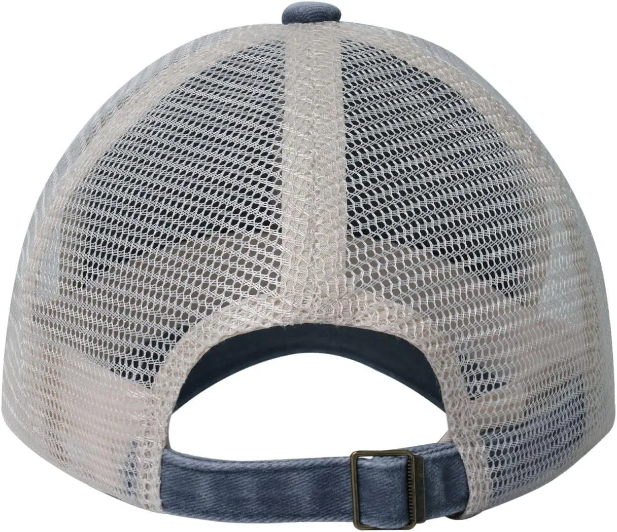 HHNLB American Flag Car Trucker Hat, Adjustable Embroidered USA Patriotic Mesh Snapback Baseball Cap