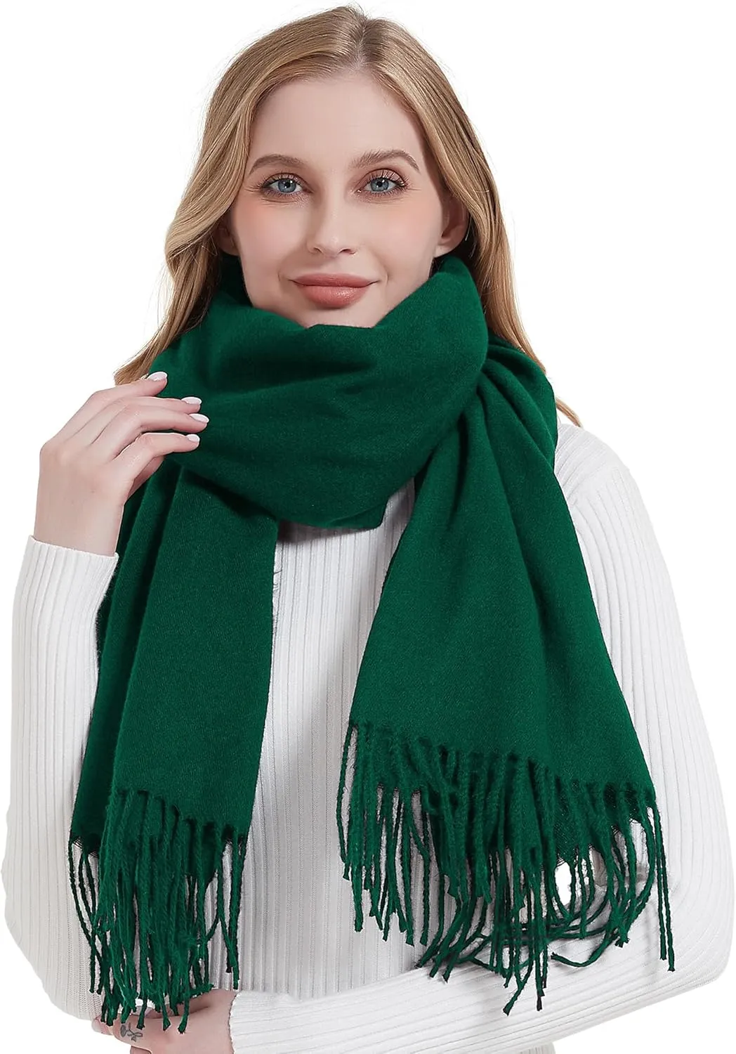 Landisun Scarf for Women Winter Pashmina-Shawl Wraps Winter Cashmere Wedding Warm Christmas