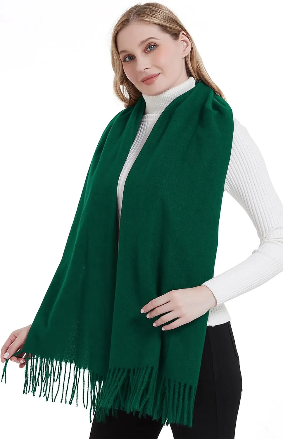 Landisun Scarf for Women Winter Pashmina-Shawl Wraps Winter Cashmere Wedding Warm Christmas