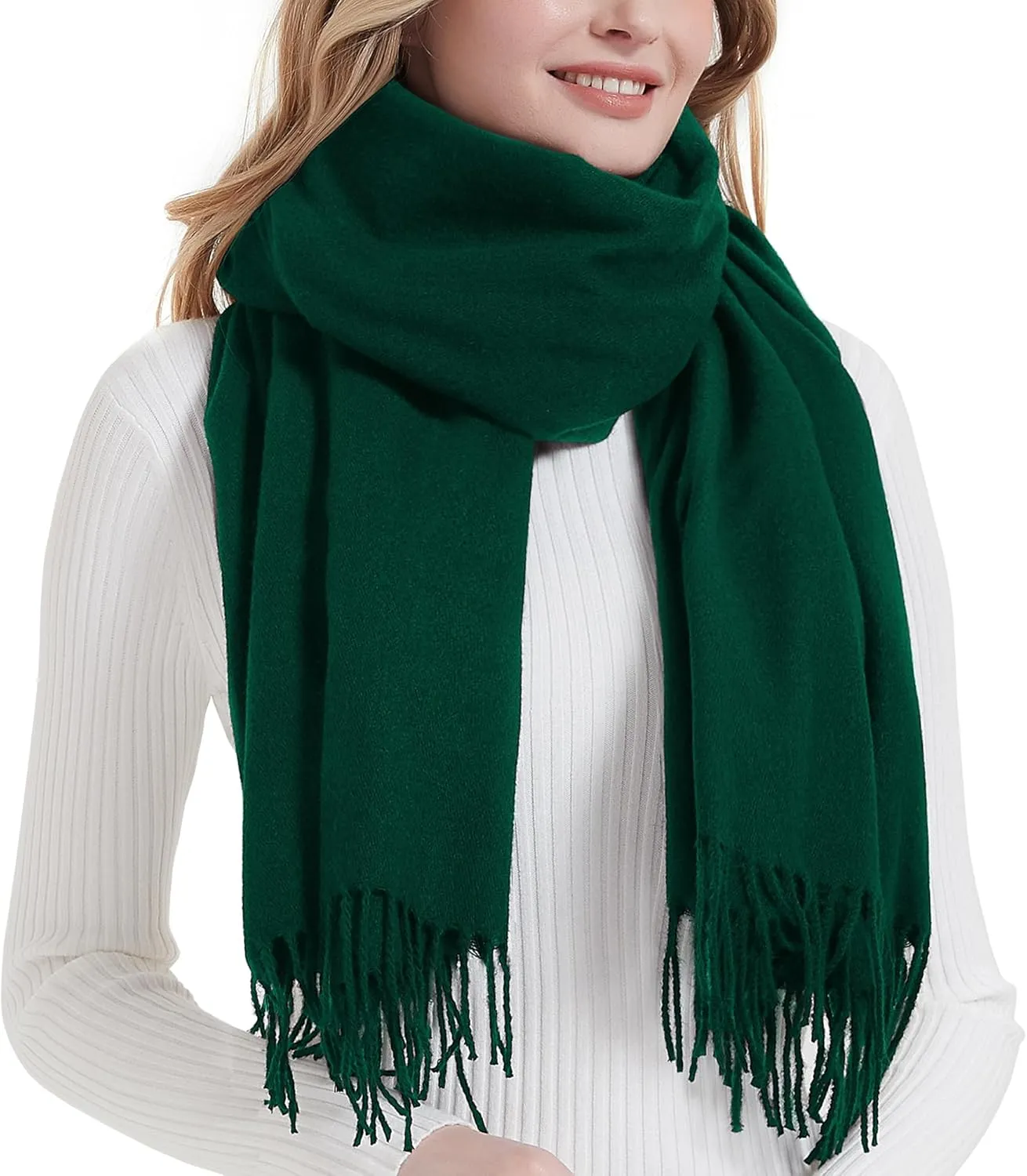 Landisun Scarf for Women Winter Pashmina-Shawl Wraps Winter Cashmere Wedding Warm Christmas