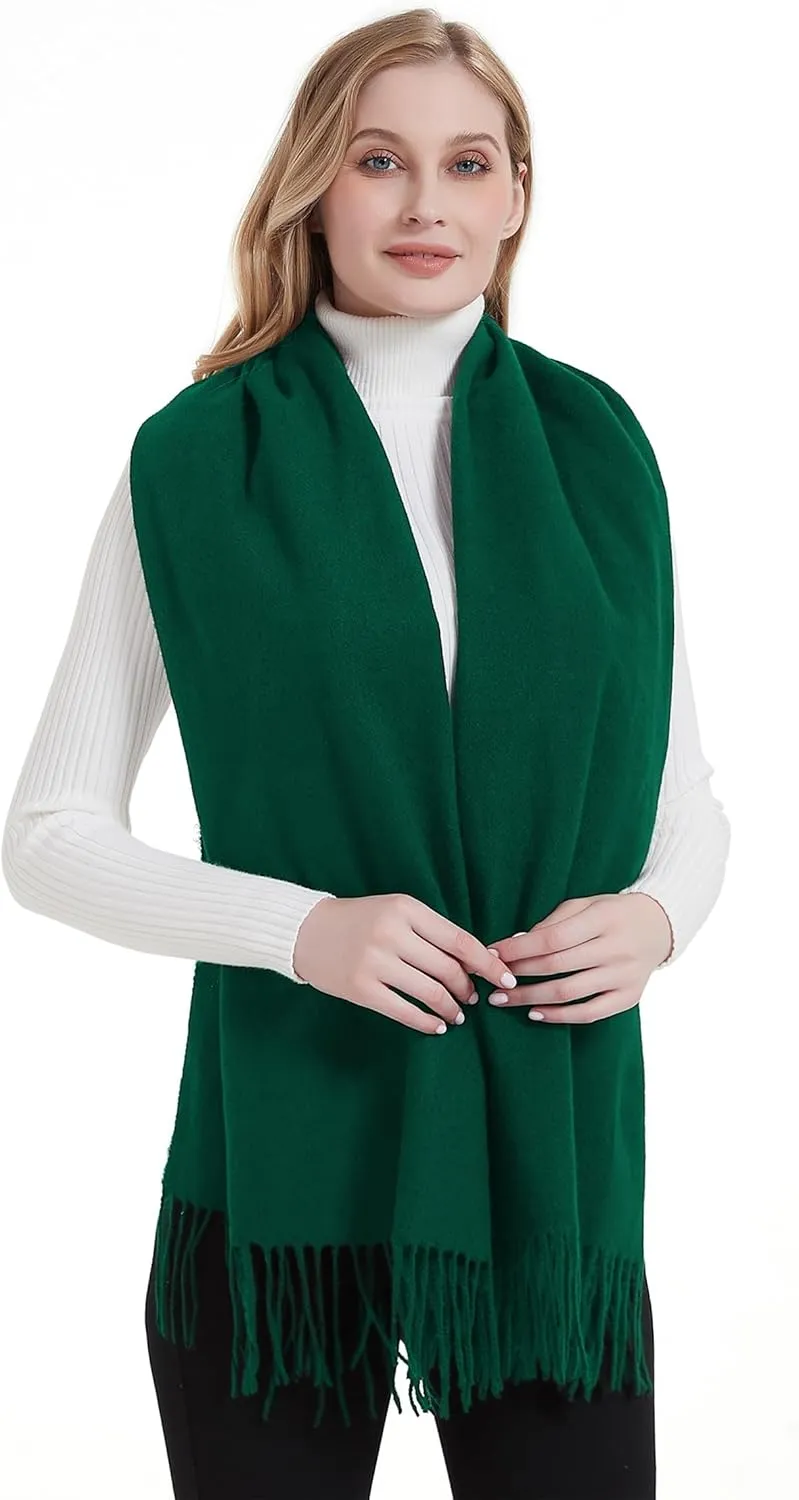 Landisun Scarf for Women Winter Pashmina-Shawl Wraps Winter Cashmere Wedding Warm Christmas