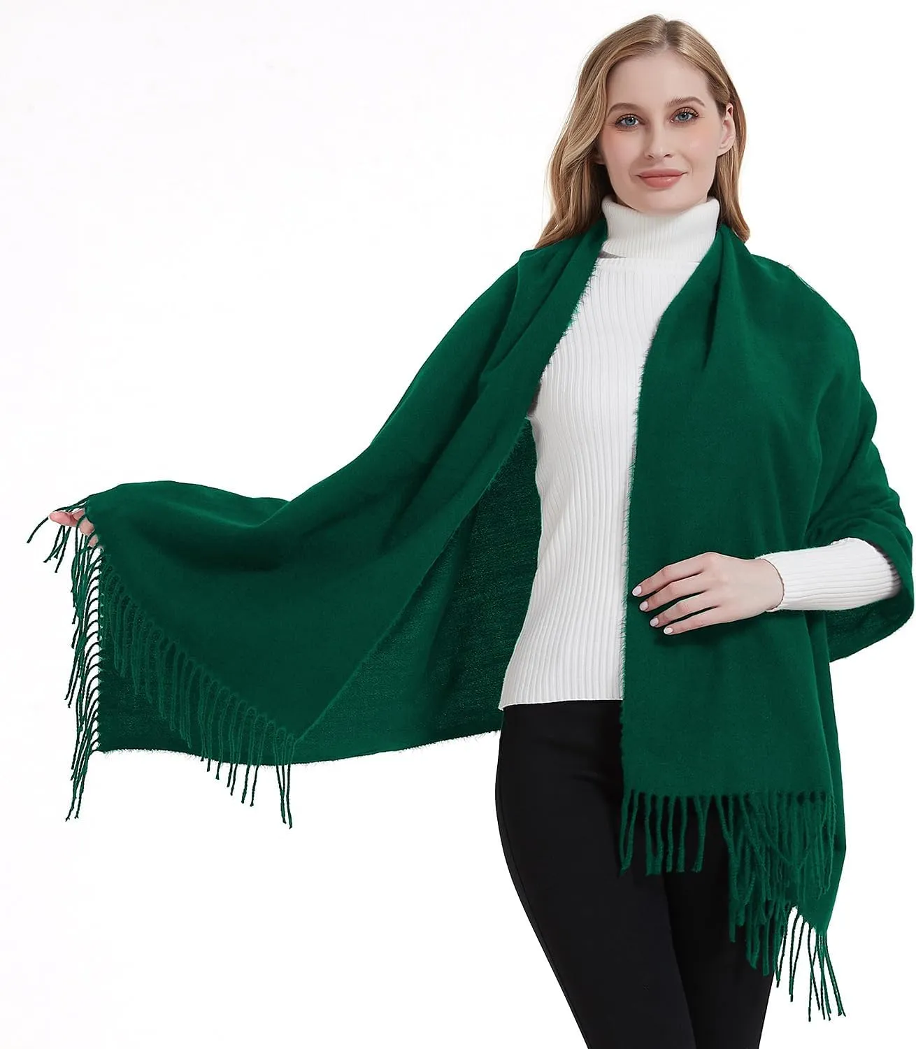 Landisun Scarf for Women Winter Pashmina-Shawl Wraps Winter Cashmere Wedding Warm Christmas