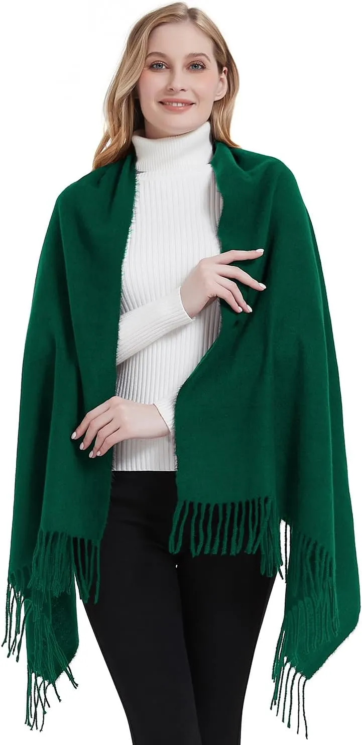 Landisun Scarf for Women Winter Pashmina-Shawl Wraps Winter Cashmere Wedding Warm Christmas