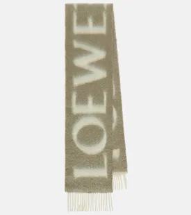 Loewe anagram scarf, multicolor