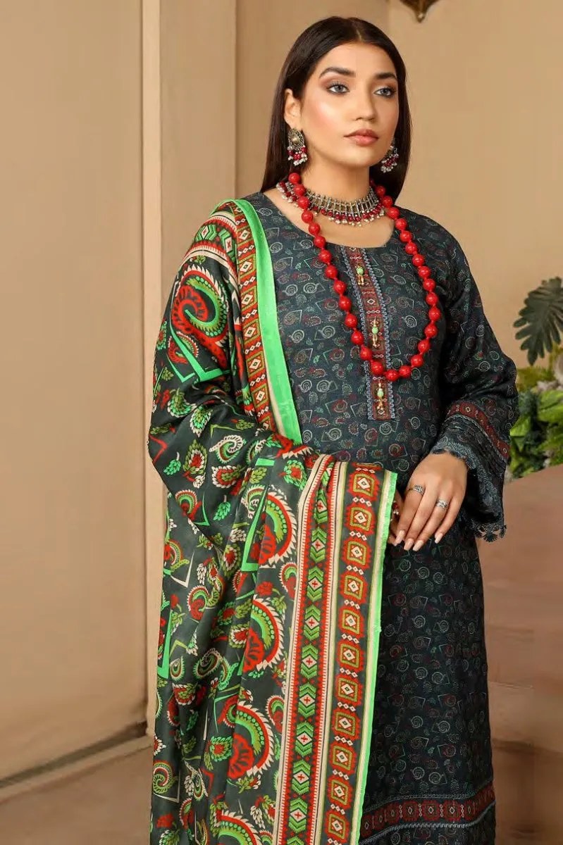 Elegant Munira Dhanak 3-Piece Suit in Luxurious Fabric - Style MUN456