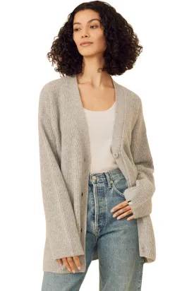 Heather Grey Pacific Cashmere Cardigan by One Grey Day