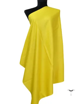 Plain Pashmina Shawl In Shade-4 Yellow