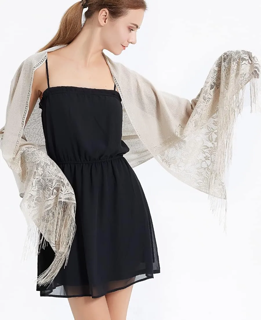 RIIQIICHY Shawls and Wraps for Evening Dresses Scarfs for Women Pashmina Wedding Formal Shawl