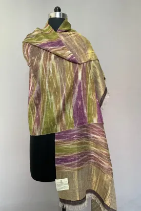 Ruaan Argyle Reversible Metallic  Stole