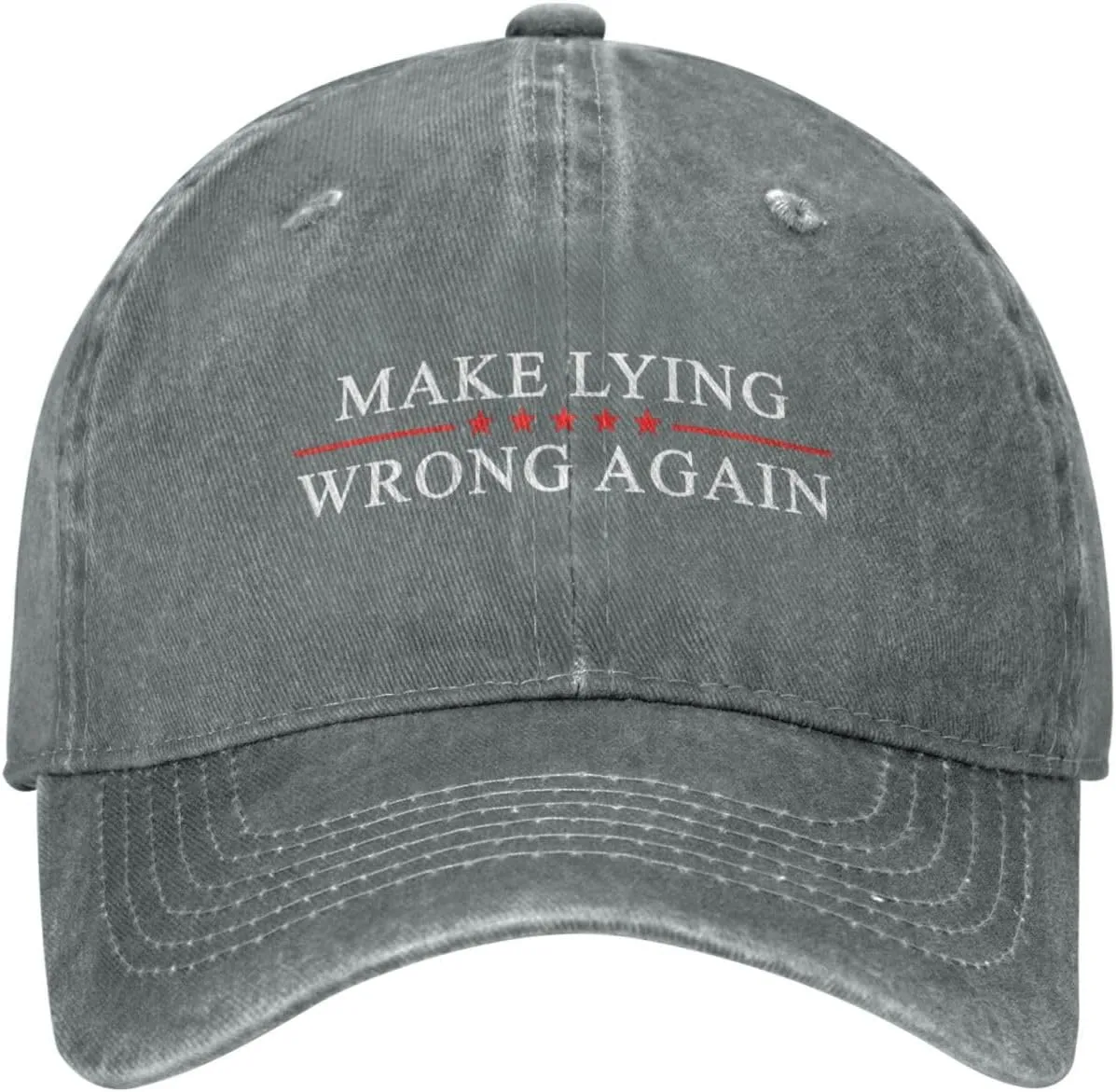 Sefgaen Make Lying Wrong Again Hat for Men Dad Hats Funny Hats