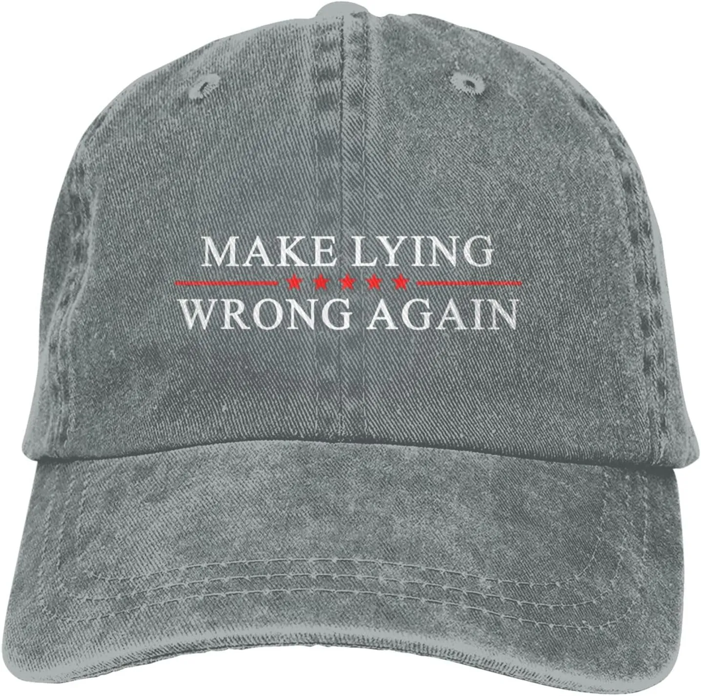 Sefgaen Make Lying Wrong Again Hat for Men Dad Hats Funny Hats