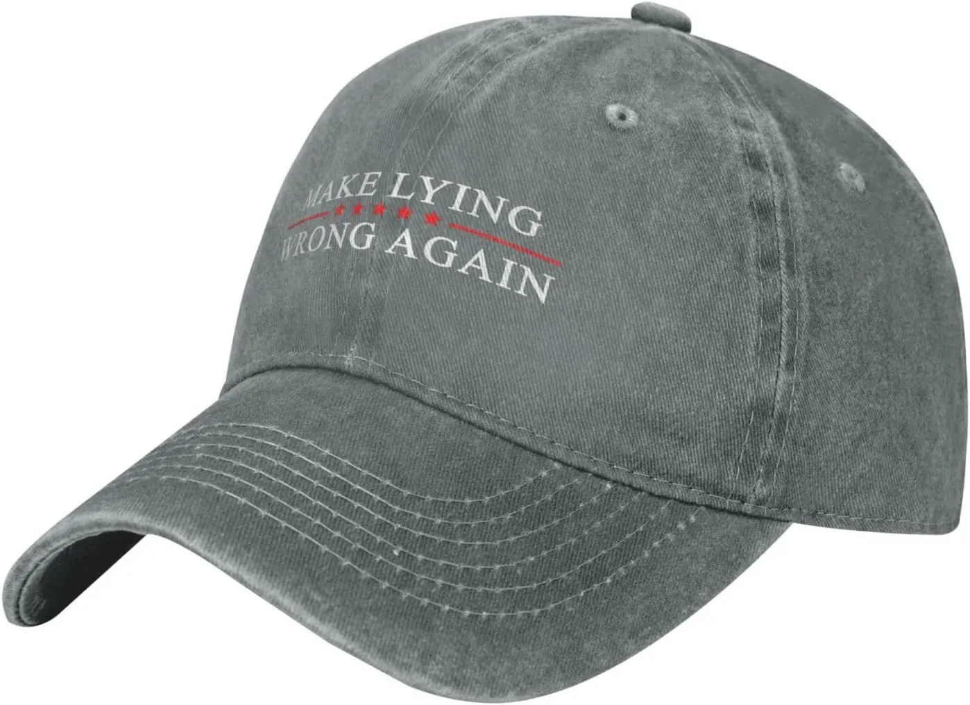 Sefgaen Make Lying Wrong Again Hat for Men Dad Hats Funny Hats